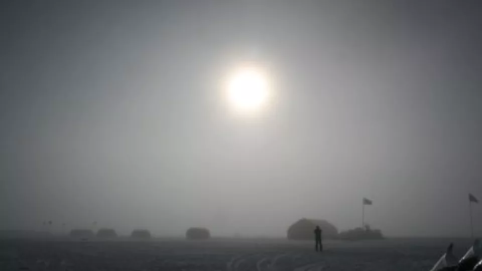 NEEM forskningsstation på norra Grönland. Foto: Raimund Muscheler