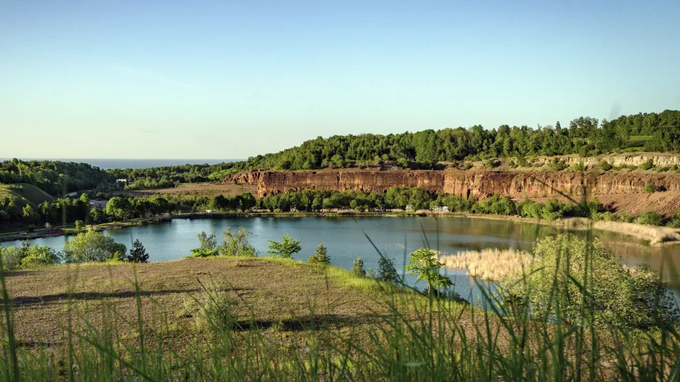 Vy över Hällekisbrottet